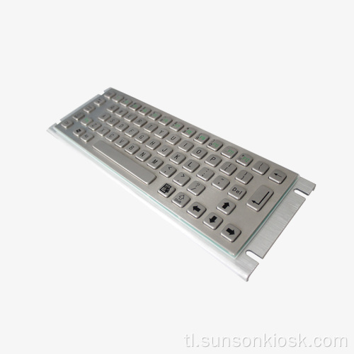 Braille Metal Keyboard at Track Ball